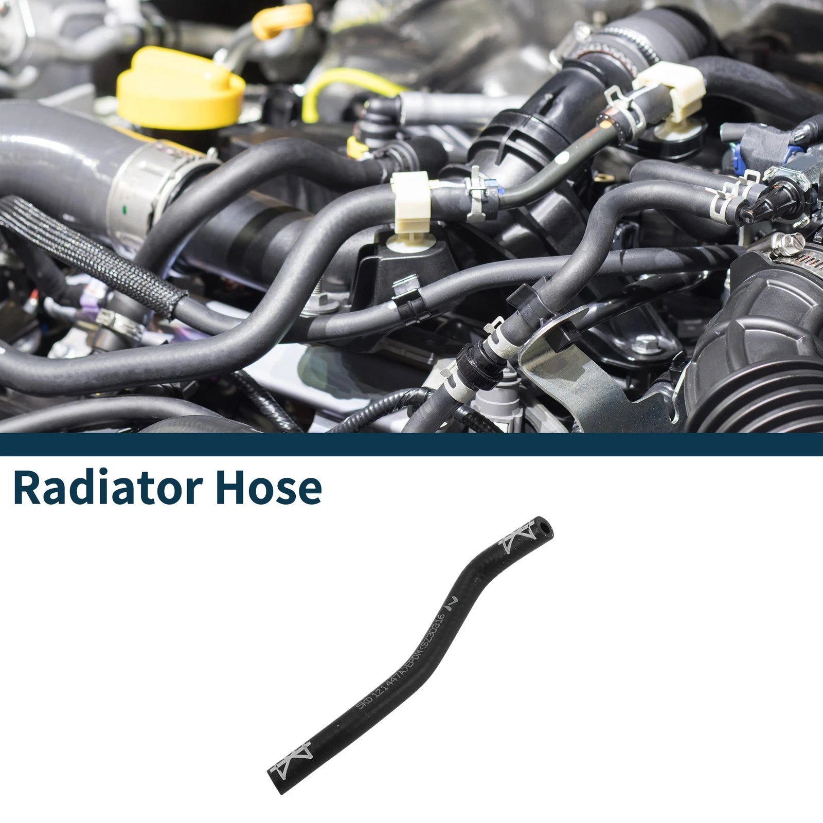 Radiator Hose for Volkswagen Bora (2011–2015) No. 180121447A Rubber