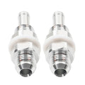 6AN Male Flare Bulkhead to 5/16" Hose Barb Fuel Tank Fittings