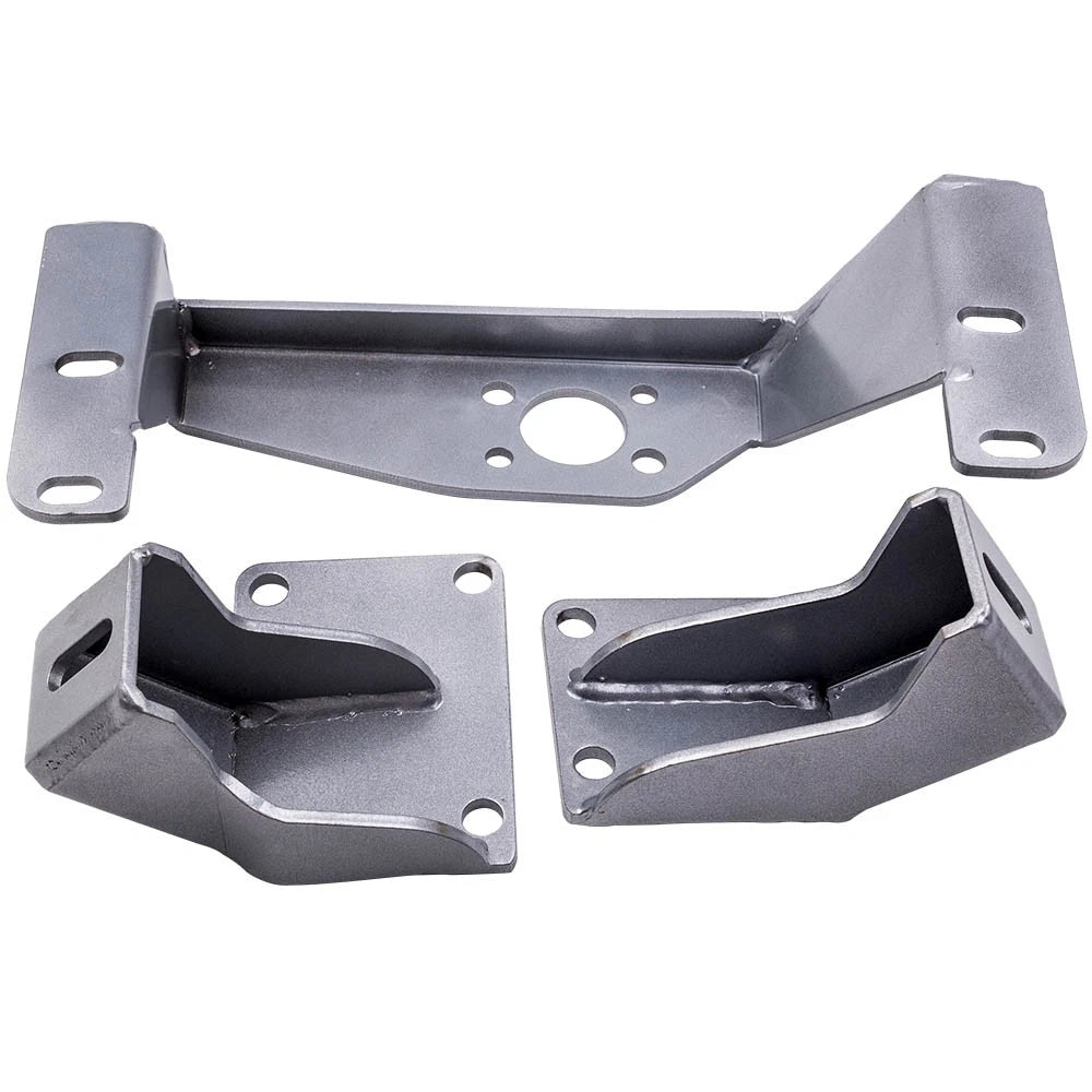 3Pcs Engine Swap Motor Mount Bracket for Nissan 240SX (1989–1998) S13 S14 1JZ 2JZ