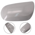 Left Rear View Mirror Housing ABS Plastic White for Toyota Corolla (2007–2013)