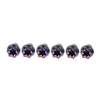 Set of 6 M10x30mm Torx Head Flange Screws for Motorcycle Bike
