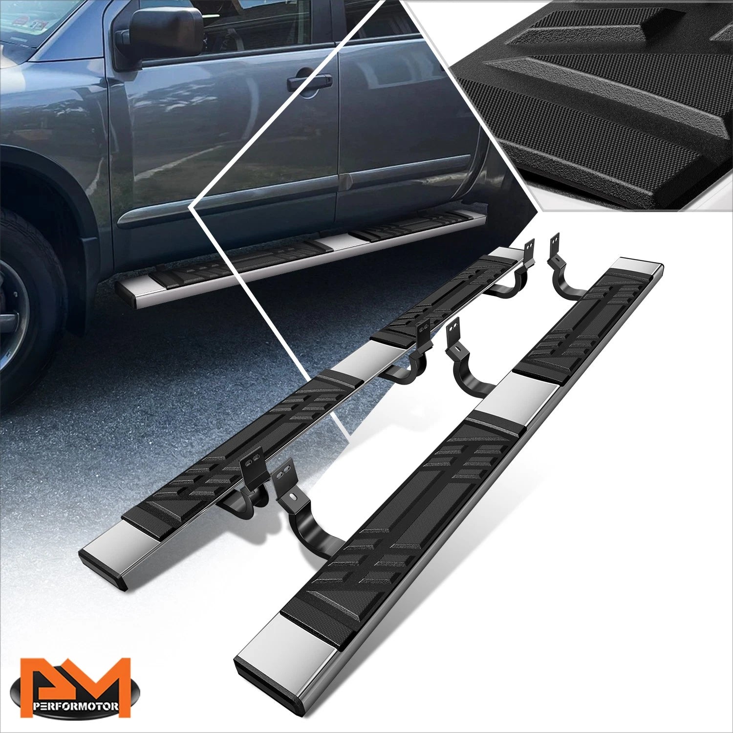 Dual 3D LED Tail Light Bar for GMC Sierra (2007–2014) Chrome