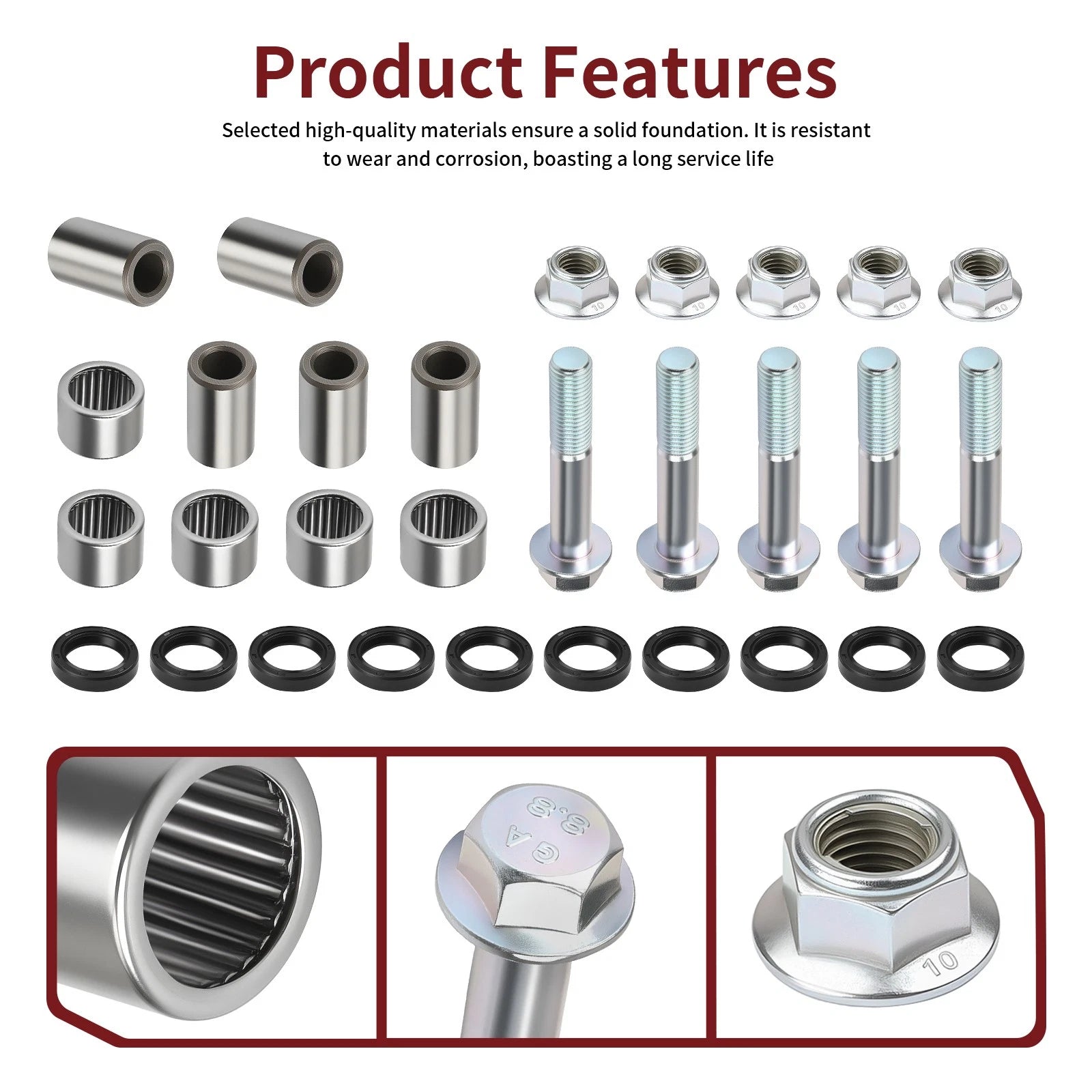 Swing Arm Linkage Bearing Bolt Kit for Honda Sportrax 400 TRX400EX (1999–2008)