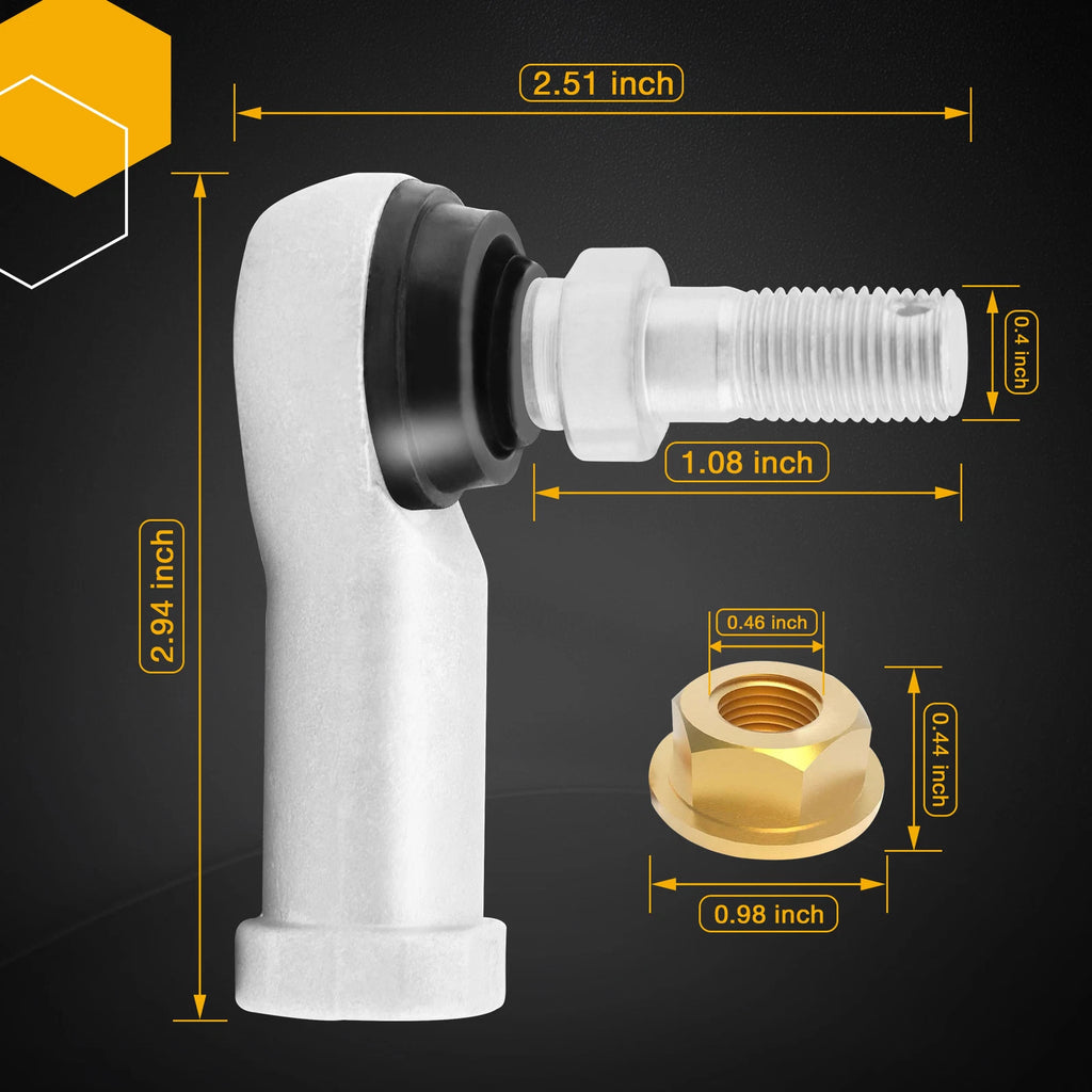 Tie Rod End Kit for Club Car Precedent (2004–Present), Tempo (2018–Present)
