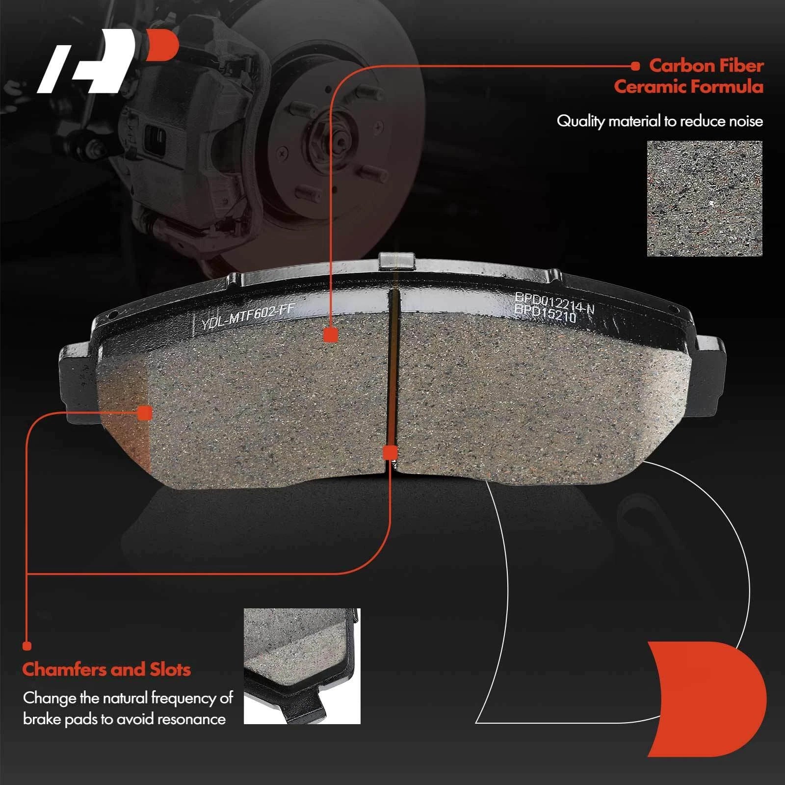 Front Disc Brake Rotors & Ceramic Pads for Subaru Legacy (2016–2019)