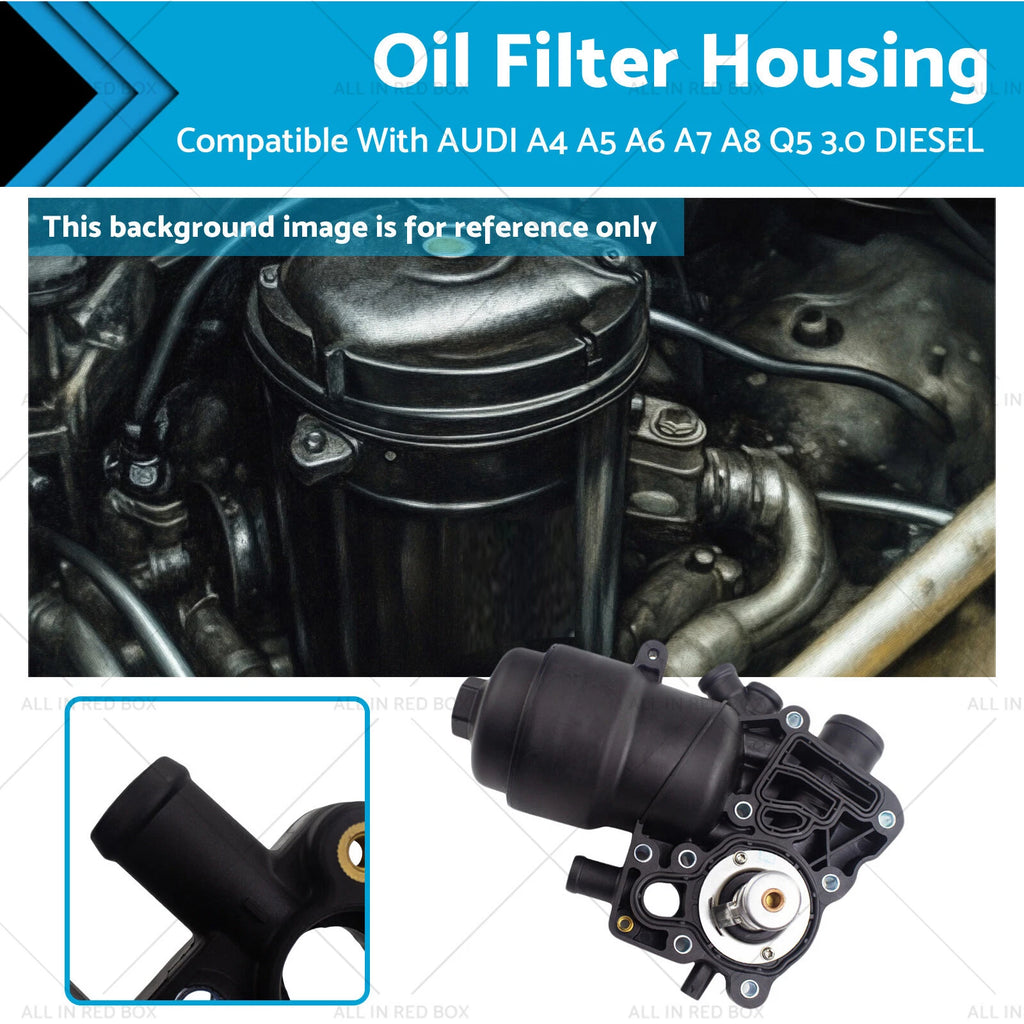 Engine Oil Filter Housing for Audi A4 A5 A6 A7 A8 (2008–2018) 059115389P