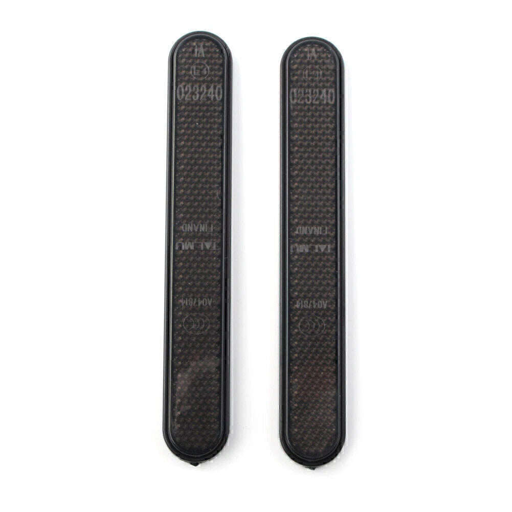 2X Smoke Rear Shock Absorber Reflector Strip for Harley Sportster 883 1200 (2004–2023)