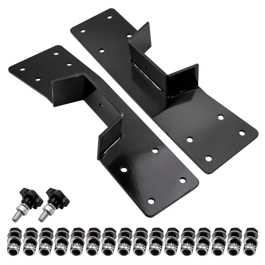 2X Rear Axle Lowering C-Notch Kit for Chevy Silverado GMC Sierra 1500 (1999–2006)
