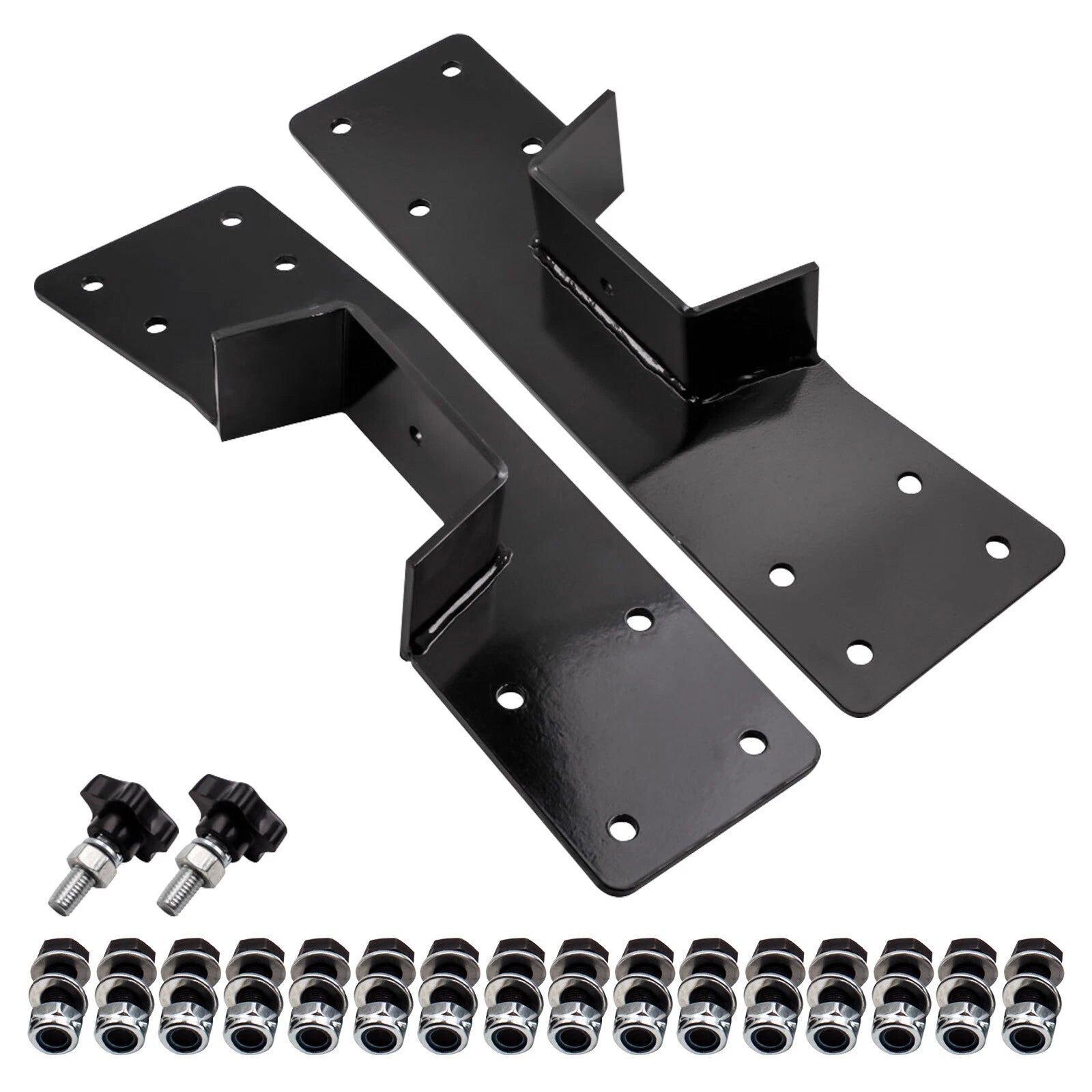 2X Rear Axle Lowering C-Notch Kit for Chevy Silverado GMC Sierra 1500 (1999–2006)