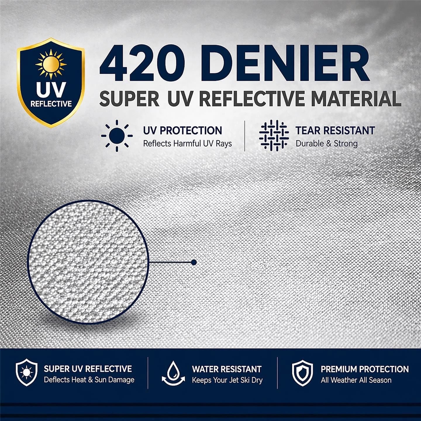 PWC Cover for Sea Doo GTX 155 (2010–2017) 420 Denier Canvas