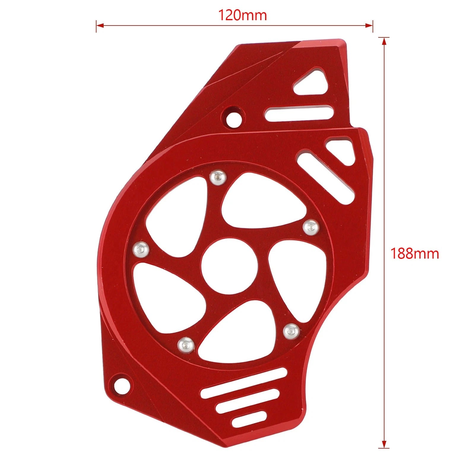 Sprocket Cover Chain Guard for Kawasaki Ninja Vulcan 650 (2012–2018) Red T9
