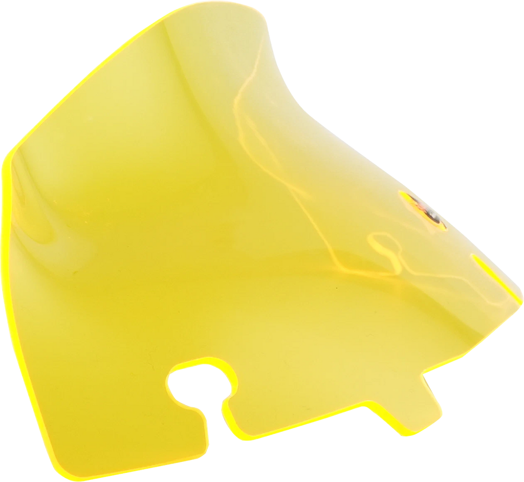 Klock Werks Kolor Flare Windshield 6.5" for FLH (KWW-01-0639) Yellow Ice