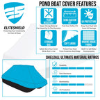 Storage Cover for Camo Molded Pond Boat (8' - 10'L, 49"W)