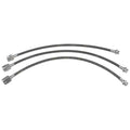 3 Extended Brake Hose Lines for Patrol GU Y61 with ABS