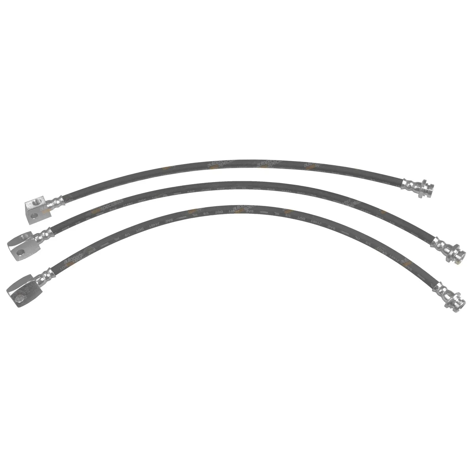 3 Extended Brake Hose Lines for Patrol GU Y61 with ABS