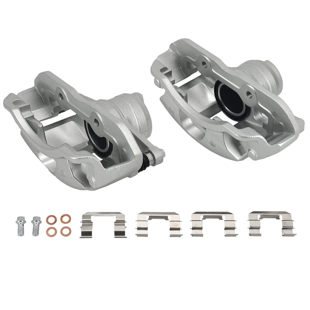 Set of 2 Front Brake Calipers with Bracket for Ford Focus (2008–2011)