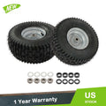 Set of 2 Lawn Mower Tires 15x6.00-6 4 Ply Tubeless