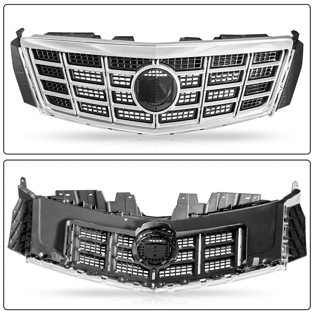Black Center Grille Chrome Trim for Cadillac XTS (2014–2017)