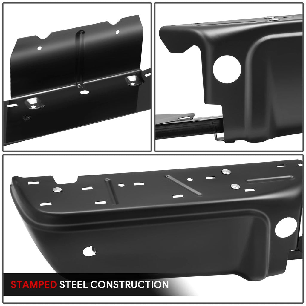Rear Bumper Face Bar for Ford F-250 F-350 SD (2008–2016) w/Parking Sensor Holes