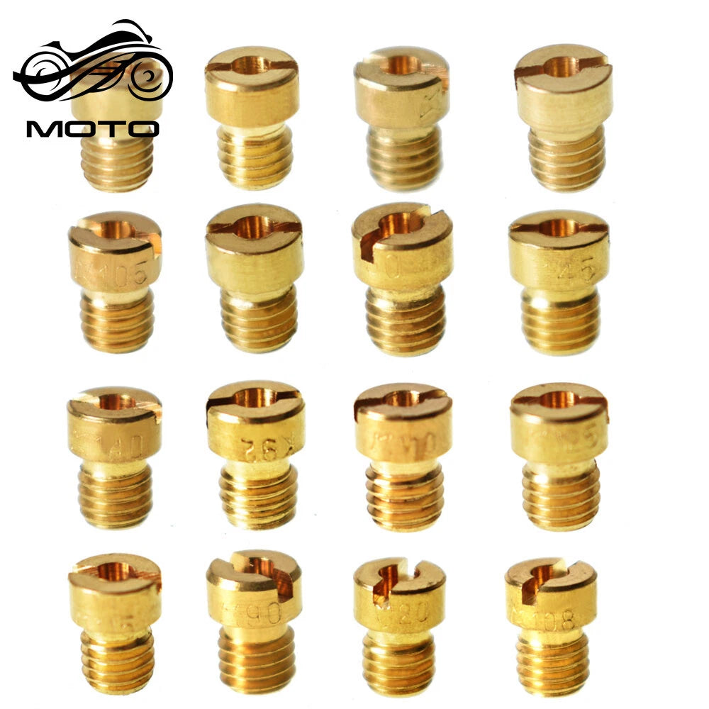 16pcs Carburetor Main Jet Kit for PWK OKO CVK (90–150)