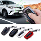 Remote Key Fob Cover for Toyota Camry Corolla C-HR Prado RAV4 Prius (2018-2023)