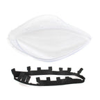 Clear Left Side Headlight Lens Cover + Gasket for Chevrolet Corvette C6 (2005–2013)
