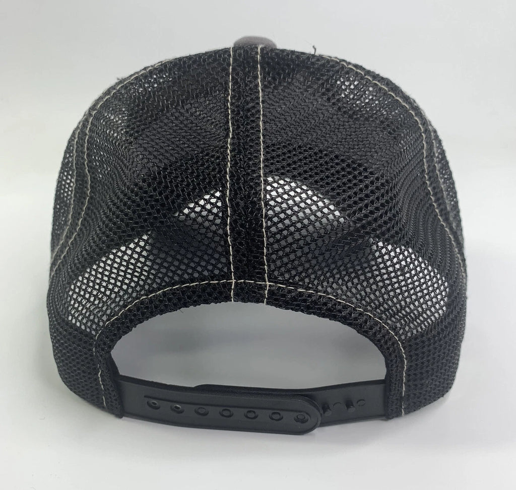 Hat Cap Gray Black Mesh Built Ford Tough Emblem for Ford Trucks (2000–2024)