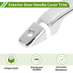 Set of 1 Exterior Door Handle Cover Trim for Chevy Silverado 1500 (2020–2022) ABS