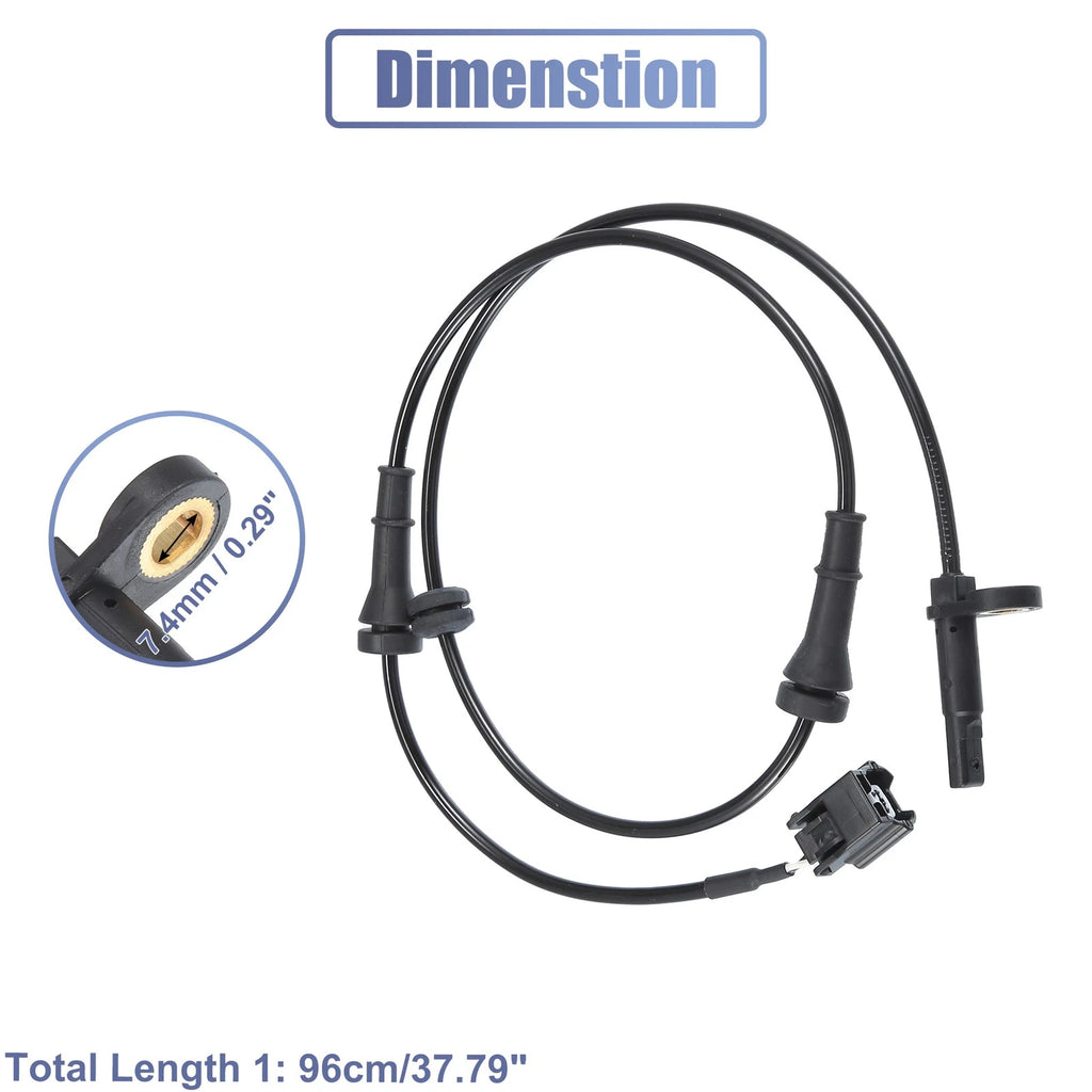 1 Pcs ABS Wheel Speed Sensor No. 479101AA0A for Nissan 