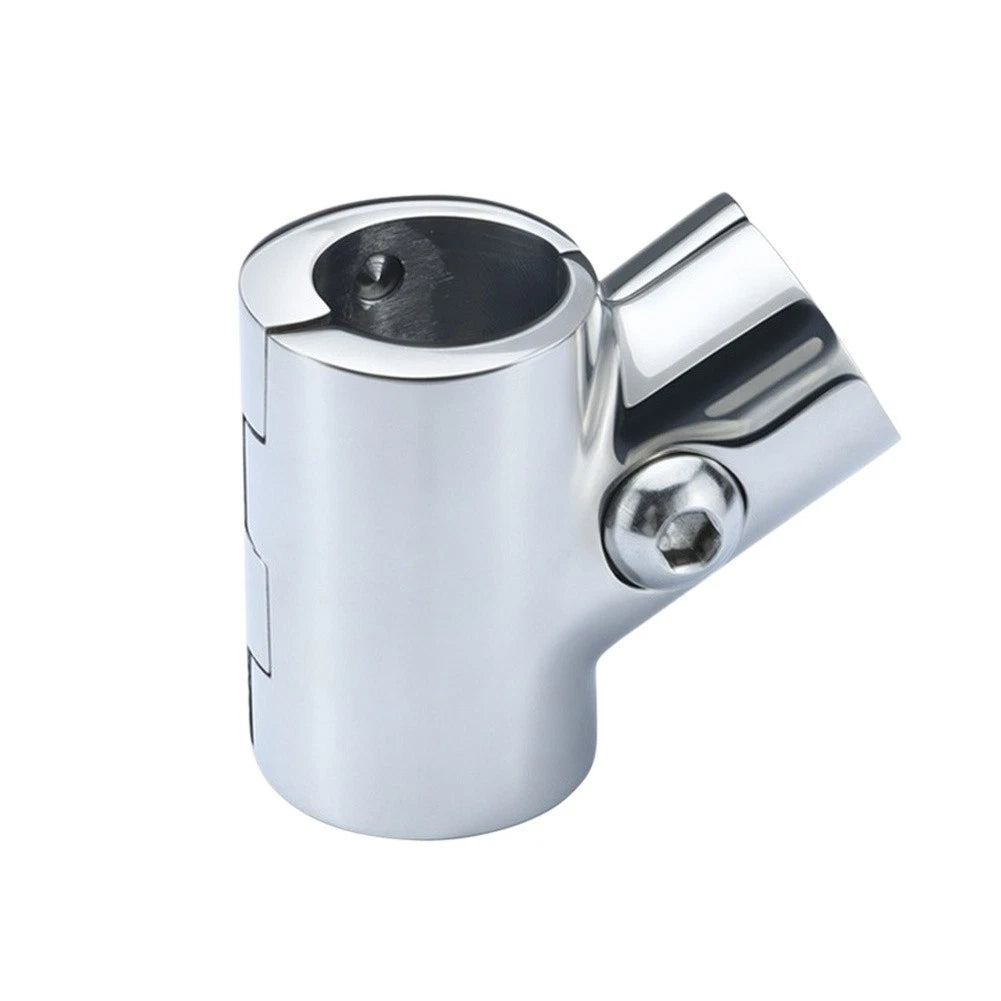 60 Degree Tee Fitting Pipe Clamp 316 Stainless Steel for Marine 22mm 25mm