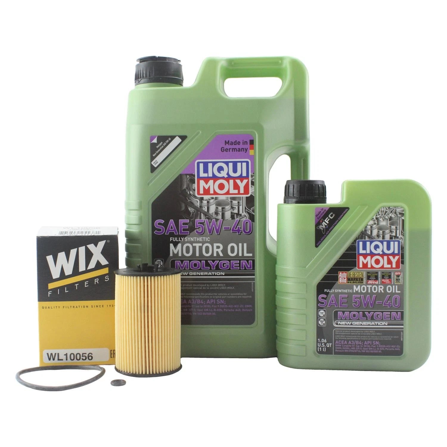 6L Liqui Moly Molygen 5W-40 Engine Oil Change Kit for Golf R (2015–2021)