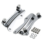 Set of 4 Docking Hardware Kit with Covers for Harley Touring (2014–2025) Chrome