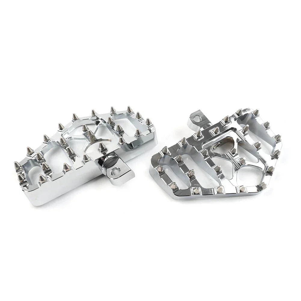 Wide MX Style Foot Pegs for Harley Touring Sportster Softail Dyna