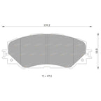 Front Disc Brake Pads Set for Toyota RAV4 (2006���2010)