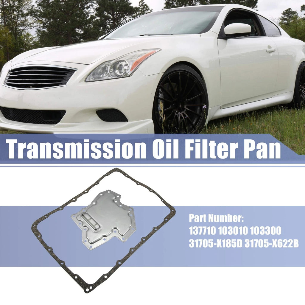 Set of 1 Transmission Filter Pan Gasket Kit for Nissan 370Z (2009–2020) 137710 103010