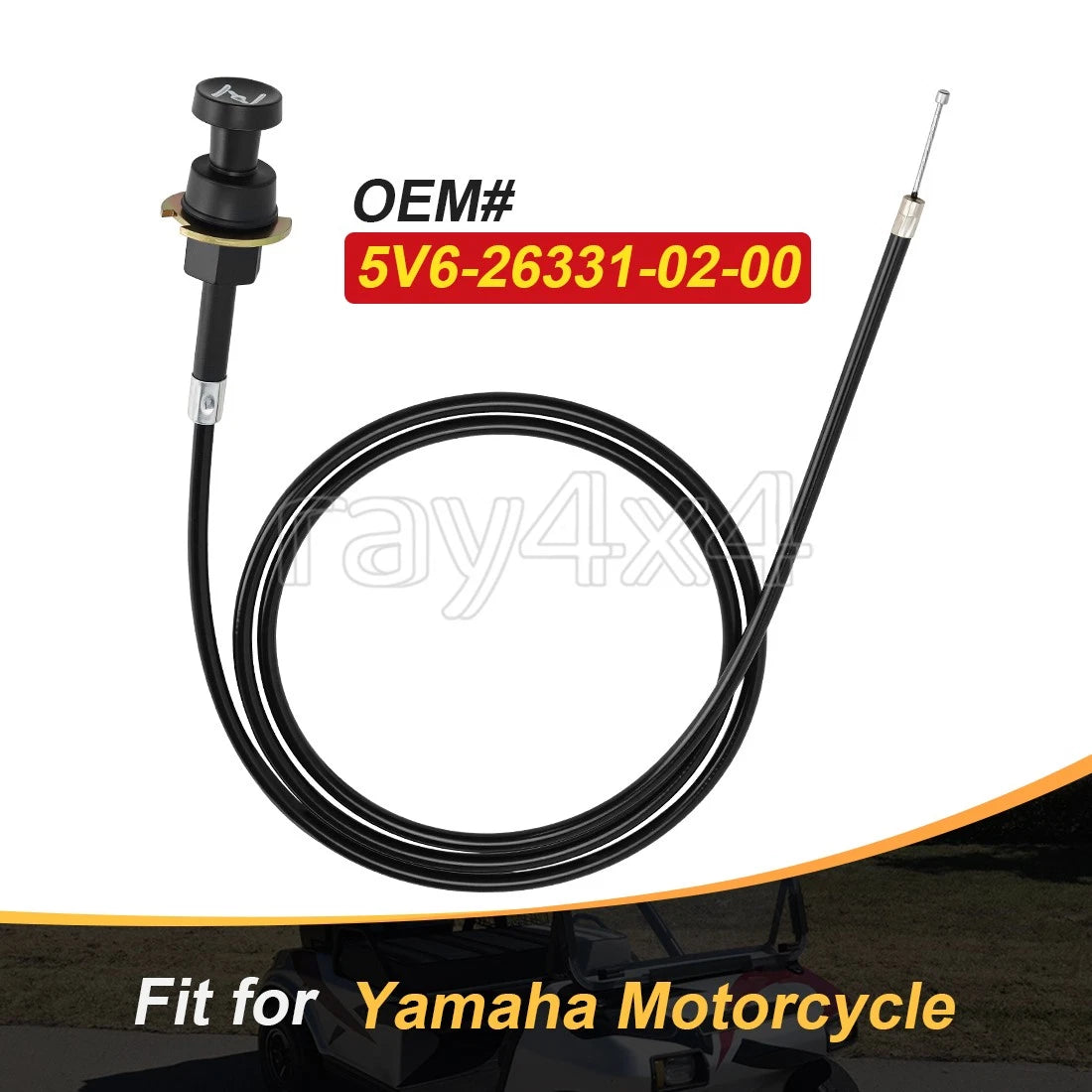 Starter Choke Cable 5V6-26331-02-00 for Yamaha Tri-Moto 175 (1982–1983)