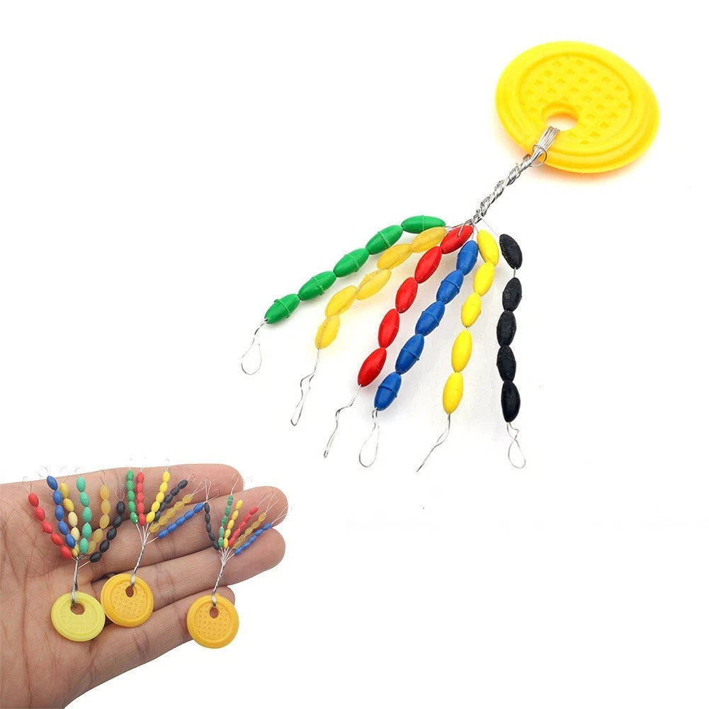 30pcs Line Stoppers Beads for Fishing Gear