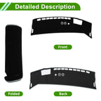 Dashboard Cover for Kia Niro (EV/PHEV/HEV) (2023–2025) Polyester Black Gray