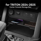 Center Armrest Storage Box Organizer Tray for Mitsubishi Triton (2024-2025)
