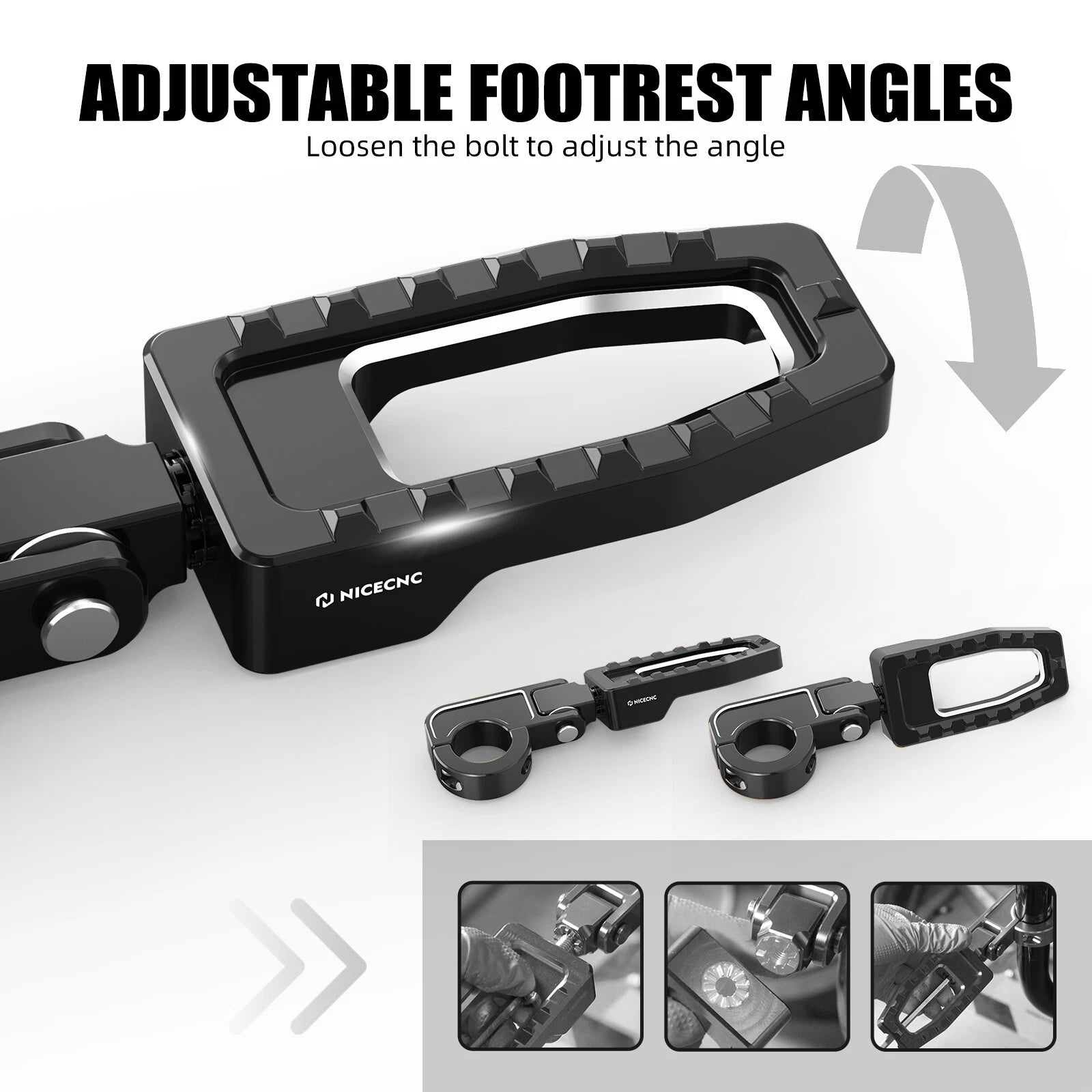 1.25" Engine Guard Footpegs for Harley Ultra Limited FLHTK (2014–2023)