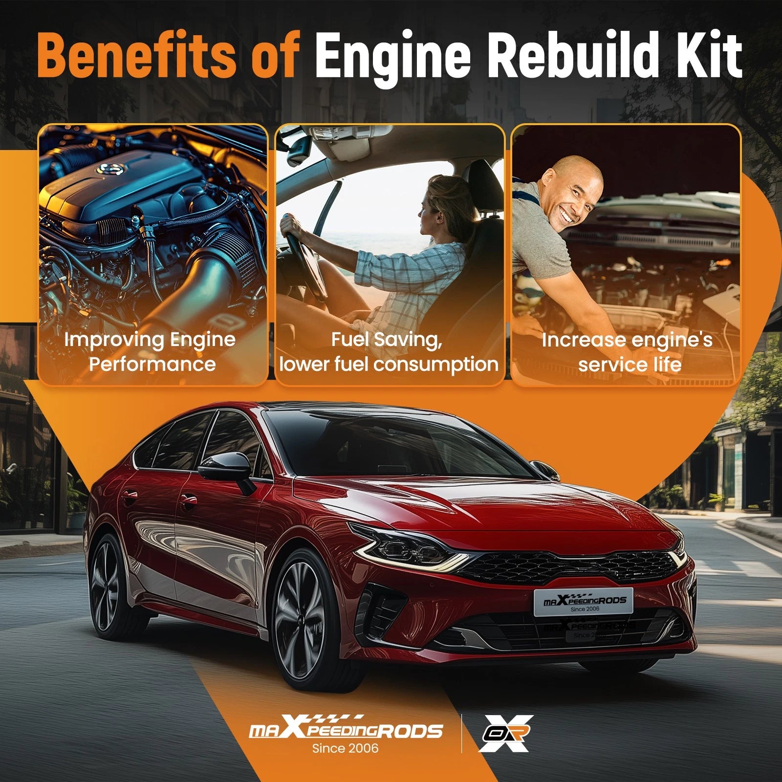 Complete 1.6L Rebuild Kit for Hyundai Accent/Kia Rio (2012–2019)