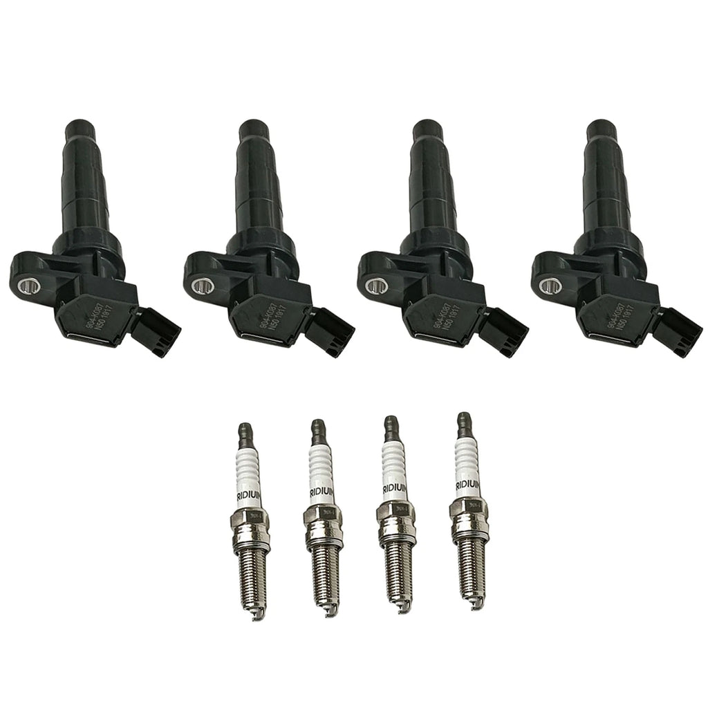 4X Ignition Coil & Spark Plug for Kia Optima 2011–2015 2.0L L4 Turbo UF647