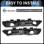 1 Pair Front Bumper Retainer Bracket No. 865131Y000 for Kia Picanto (2012)