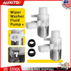 Pair Windshield Washer Fluid Pumps for Peterbilt 320 365 Kenworth T680