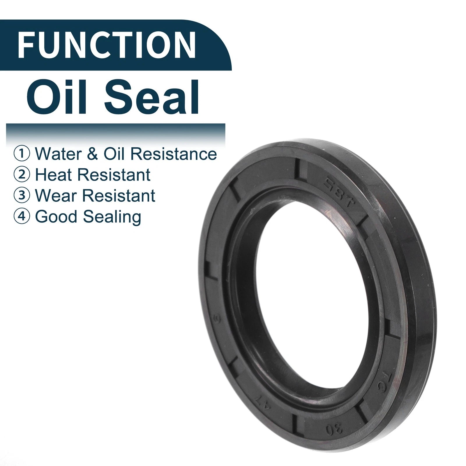 Set of 5 Oil Seal Rotary Shaft Seal NBR Rubber 30x47x6mm