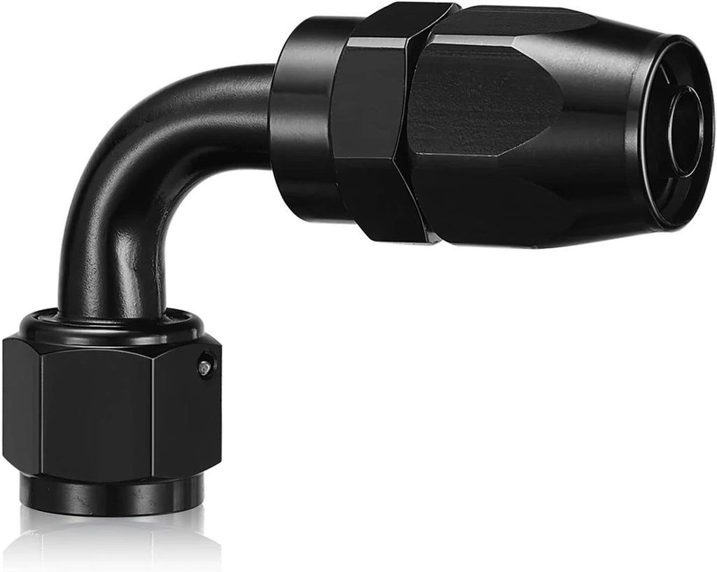 AN10 90° Swivel Hose End Connector for Standard CPE Fuel Hose (1PCS)