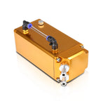 Billet Aluminum Oil Catch Reservoir Tank for Racing Vehicles (Square Style)