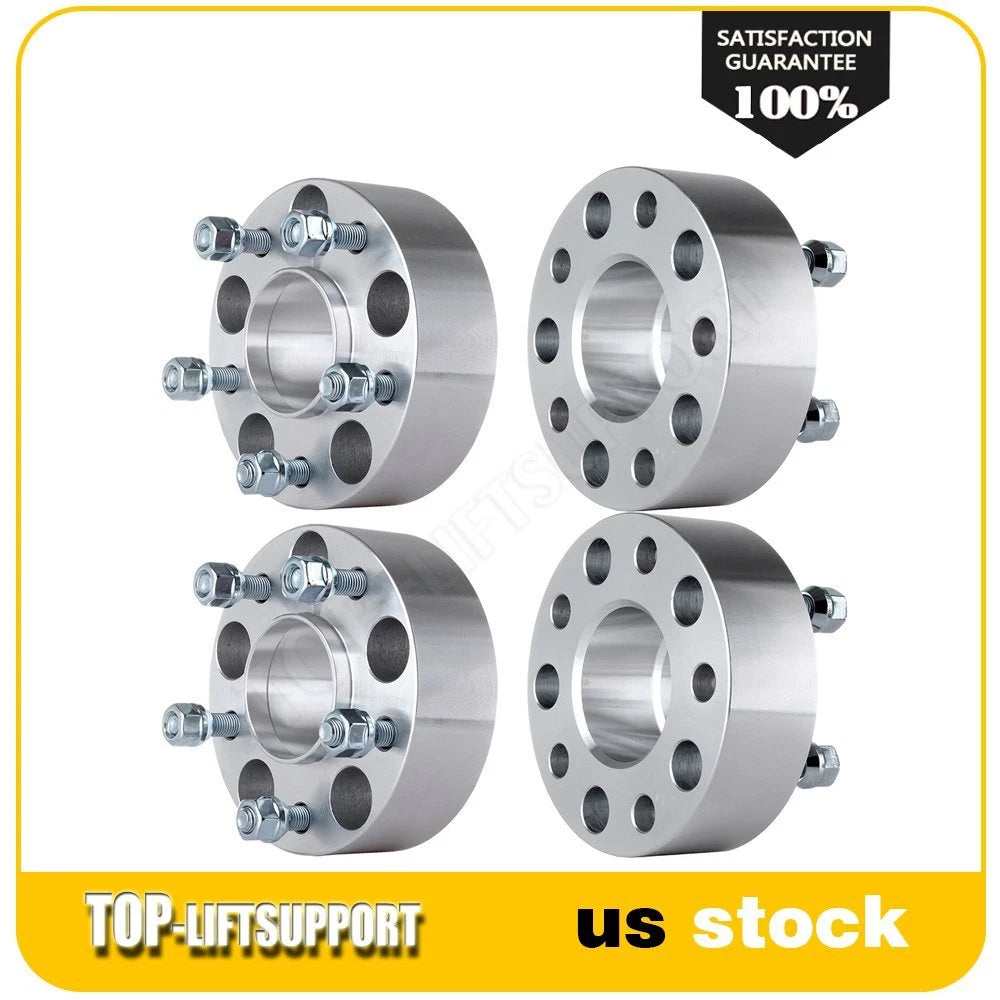 Set of 4 Wheel Spacers for Chevy S10, Blazer, Corvette (Hub Centric)