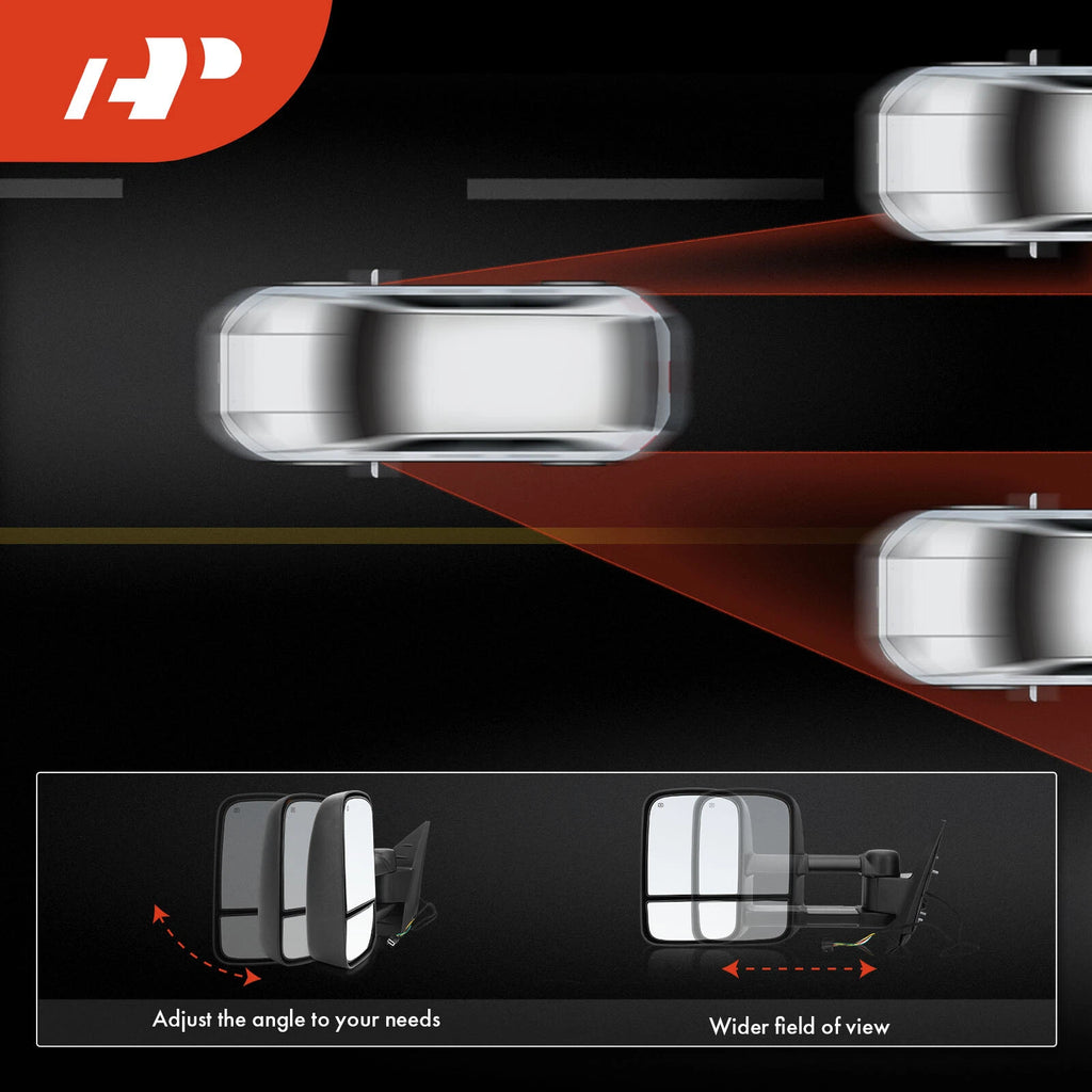 2X Power Towing Mirrors for Silverado 1500 (2007-2013)