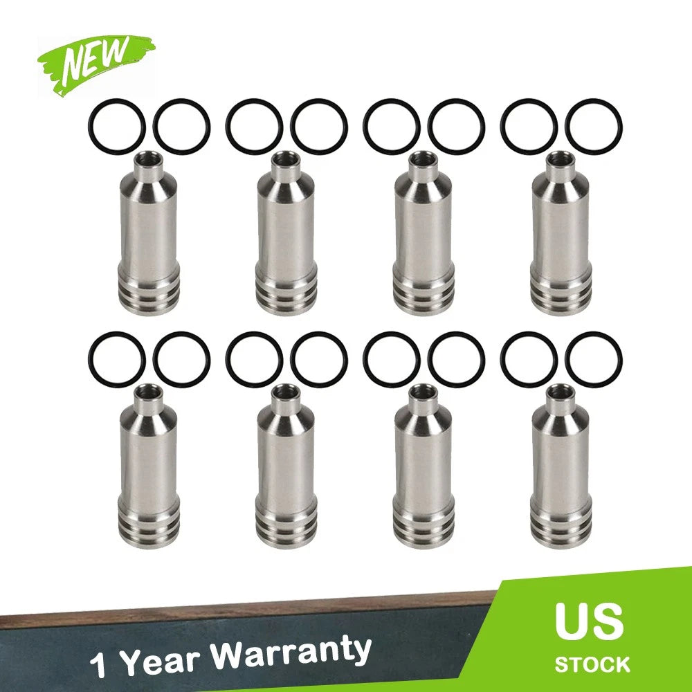 Set of 8 Injector Cups & O-Rings for GM 6.6L Duramax (2001–2004) 97188463